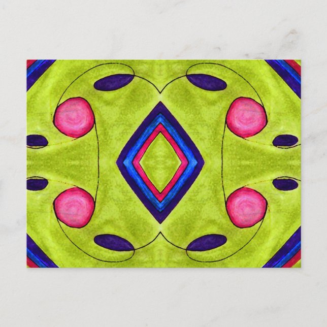 Cartão Postal Arco-Íris De Sopa De Ervilha (Frente)