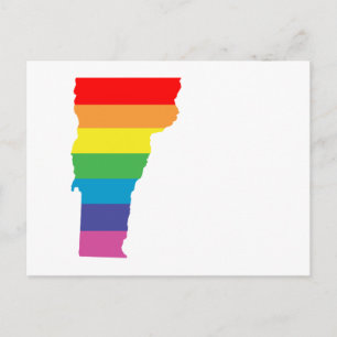 Cartão Postal arco-íris do vermont
