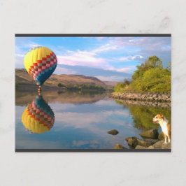 Cartão Postal Arco-íris dobro