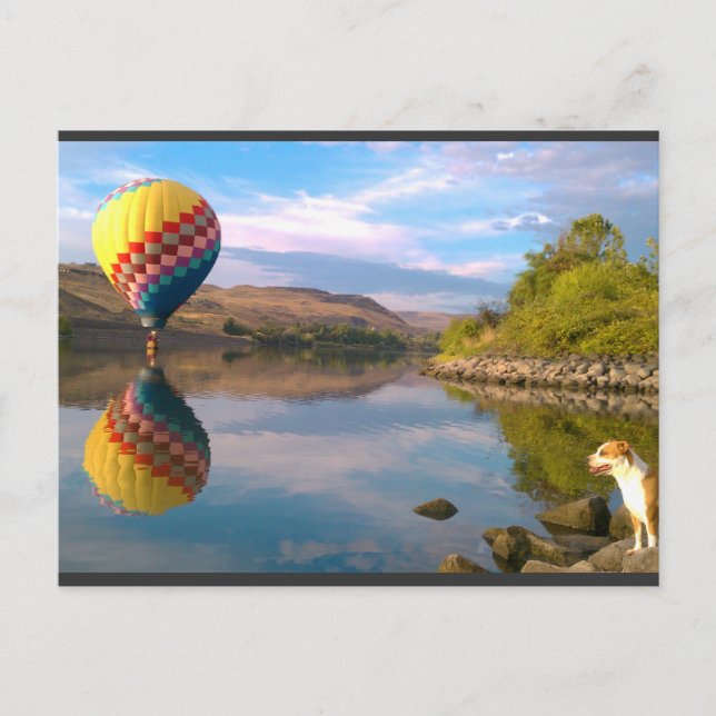 Cartão Postal Arco-íris dobro (Frente)