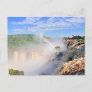 Cartão Postal arco-íris iguazu