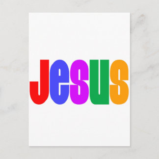 Cartão Postal Arco-íris Jesus
