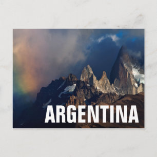 Cartão Postal Arco-Íris Nos Andes