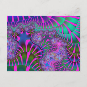Cartão Postal Arco-Íris Roxo