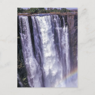 Cartão Postal Arco-íris sobre as Cataratas Vitória - Zimbábue, Á