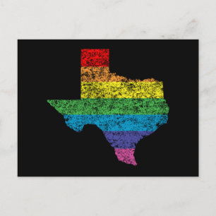 Cartão Postal arco-íris texas