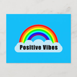 Cartão Postal ARCO-ÍRIS - Vibrações Positivas