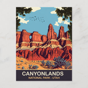 Cartão Postal Arco Two Bob, Canyonlands, Utah, Viagem
