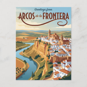 Cartão Postal Arcos de la Frontera Espanha