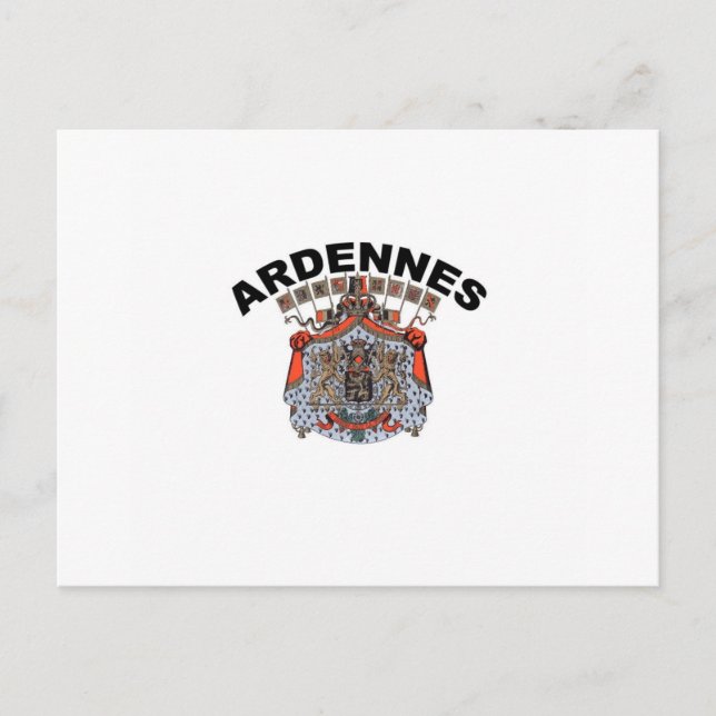 Cartão Postal Ardennes, Bélgica (Frente)