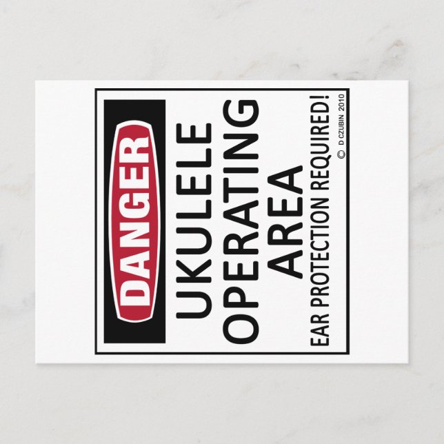 Cartão Postal Área de Operação Ukulele (Frente)