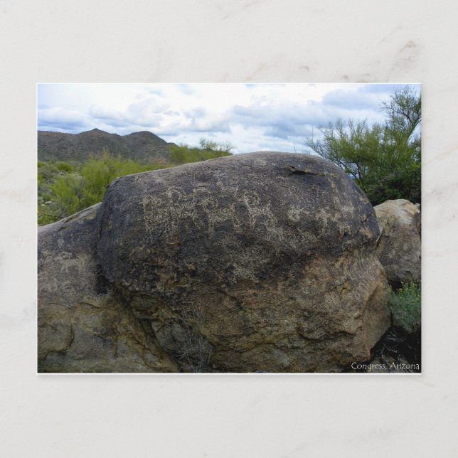 Cartão Postal Área de Petroglifo (Frente)