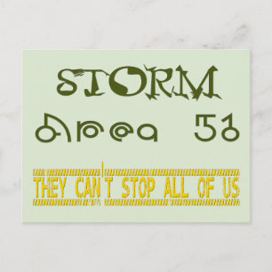 Cartão Postal Área de tempestade 51