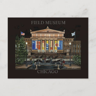 Cartão Postal Área Museu Chicago Arte Randsom