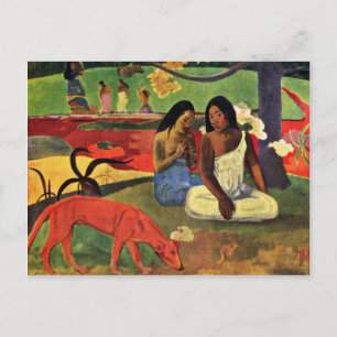 Cartão Postal Arearea Por Gauguin Paul (Melhor Qualidade)