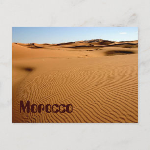 Cartão Postal Areia do Deserto de Marrocos