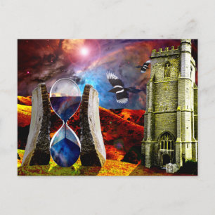 Cartão Postal Areia do tempo.