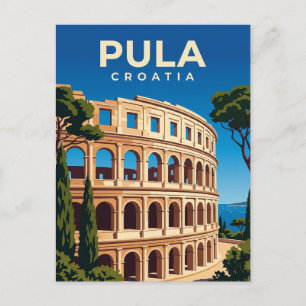 Cartão Postal Arena de Pula Croácia