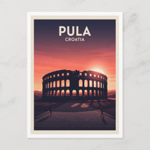 Cartão Postal Arena de Pula, Pula, Croácia Presente