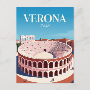 Cartão Postal Arena de Verona Itália