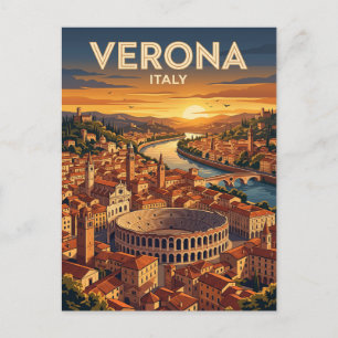 Cartão Postal Arena de Verona Itália