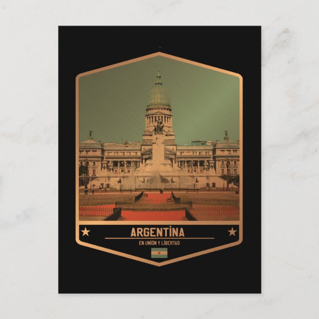 Cartão Postal Argentina (Frente)