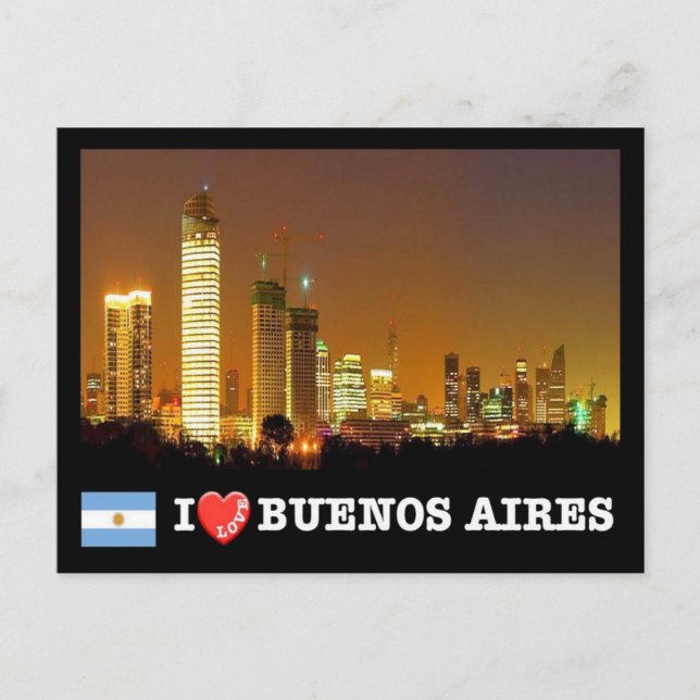 Cartão Postal Argentina - Buenos Aires - (Frente)