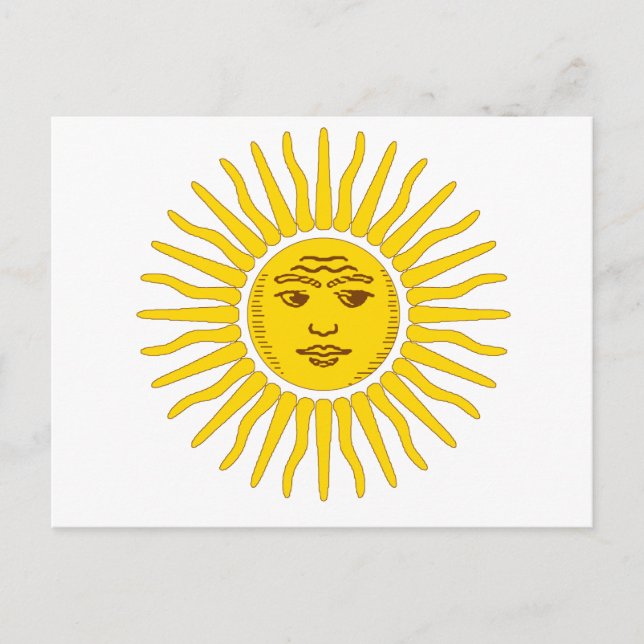 Cartão Postal Argentina Sun (Frente)