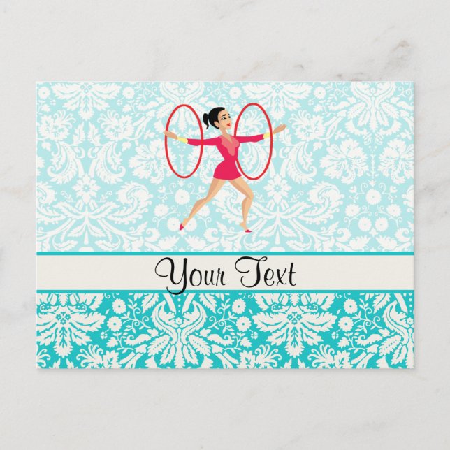 Cartão Postal Argolas da Ginástica Rítmica (Frente)