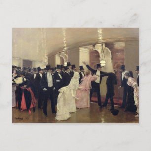 Cartão Postal Argumento nos Corredores da Ópera, 1889