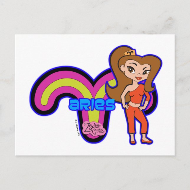 Cartão postal Aries (Frente)