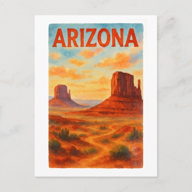 Cartão Postal Arizona (Frente)