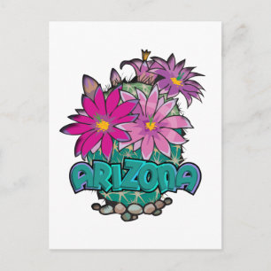 Cartão Postal Arizona Cactus Blooms