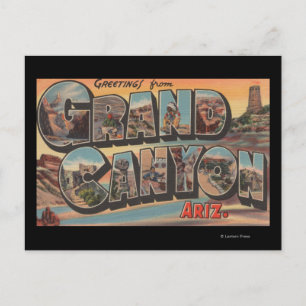 Cartão Postal Arizona - Cenas de Letras MaiúsculasArizona