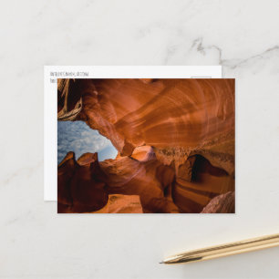 Cartão Postal Arizona de Antelope Canyon