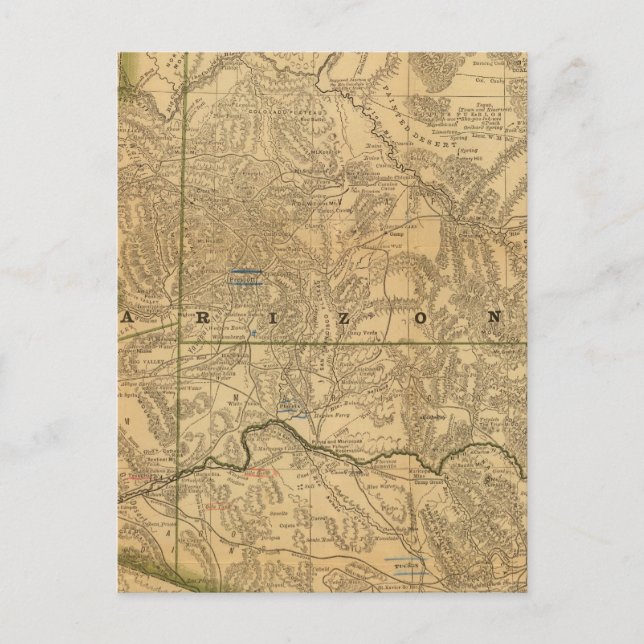 Cartão Postal Arizona de Rand McNally (Frente)