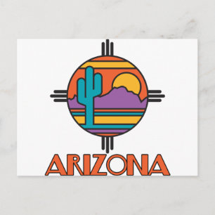 Cartão Postal Arizona Desert Mandala