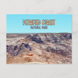Cartão Postal Arizona do Parque Nacional da Floresta Petrificada