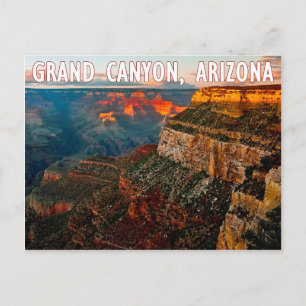 Cartão Postal Arizona Grand Canyon no Sunset