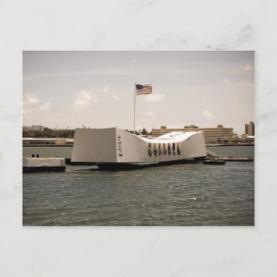 Cartão Postal Arizona Memorial Pearl Harbor