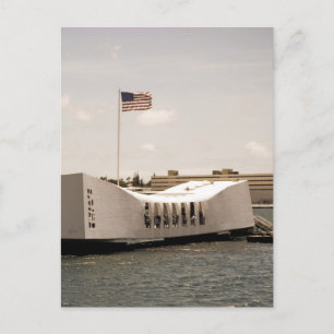 Cartão Postal Arizona Memorial Pearl Harbor