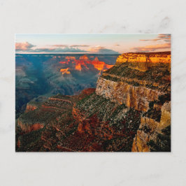 Cartão Postal Arizona personalizável do Grand Canyon no Sunset