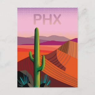 Cartão Postal Arizona Phoenix POSTER DE VIAGENS