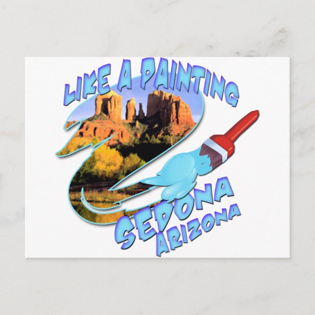 Cartão Postal Arizona Sedona (Frente)