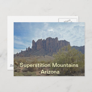 Cartão Postal Arizona Superstition Monta Paisagem Fotográfica
