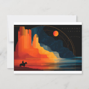 Cartão Postal Arizona, Vale do Monumento, Estilo Minimalista