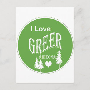 Cartão Postal Arizona verde