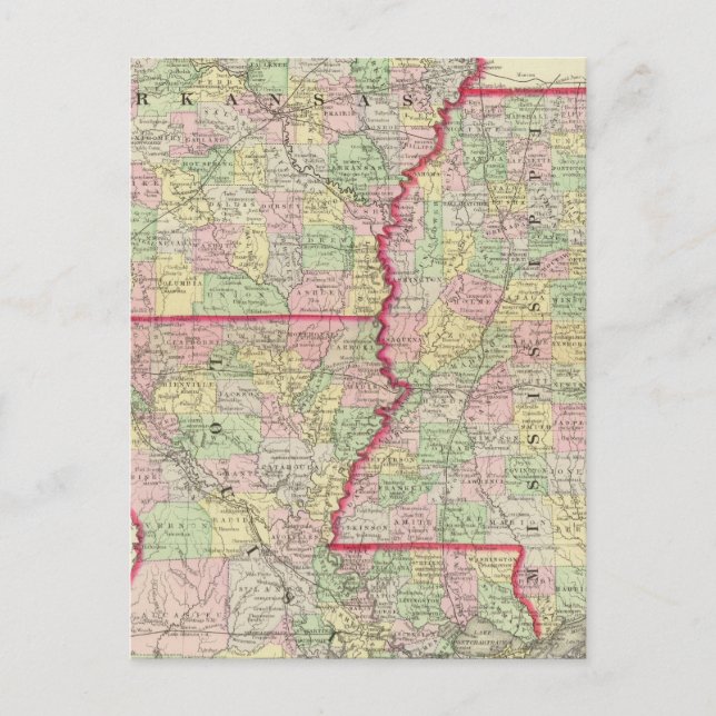 Cartão Postal Ark, Senhorita, La (Frente)