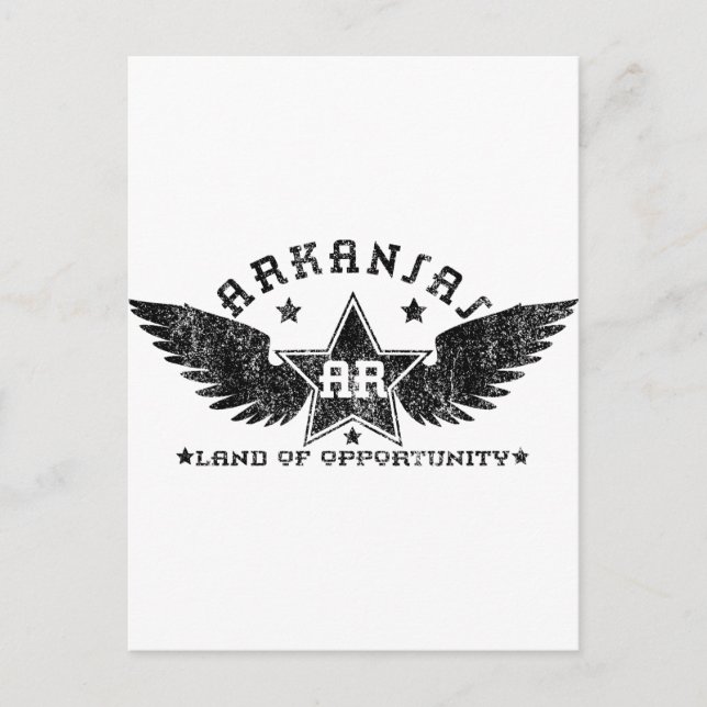 Cartão Postal Arkansas (Frente)