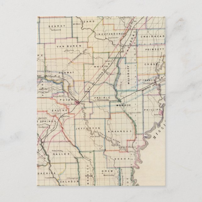 Cartão Postal Arkansas 5 (Frente)